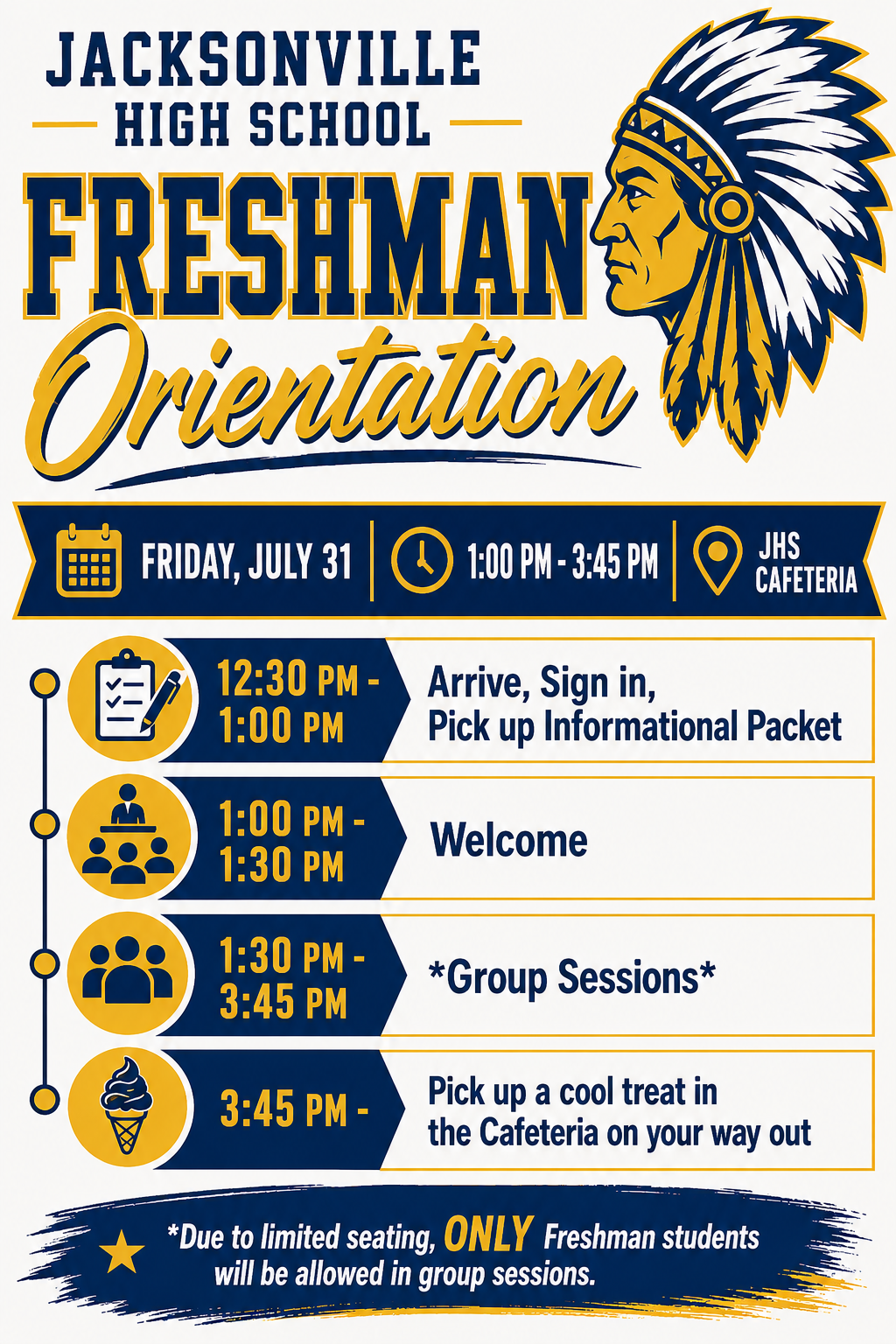 freshamn orientation flyer